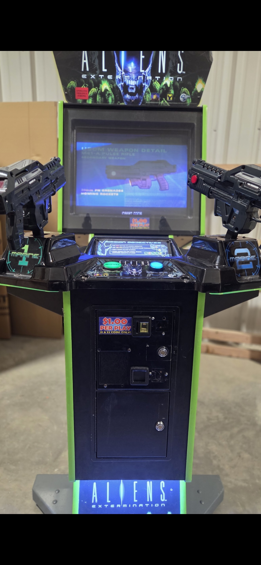 Aliens Extermination Arcade Game
