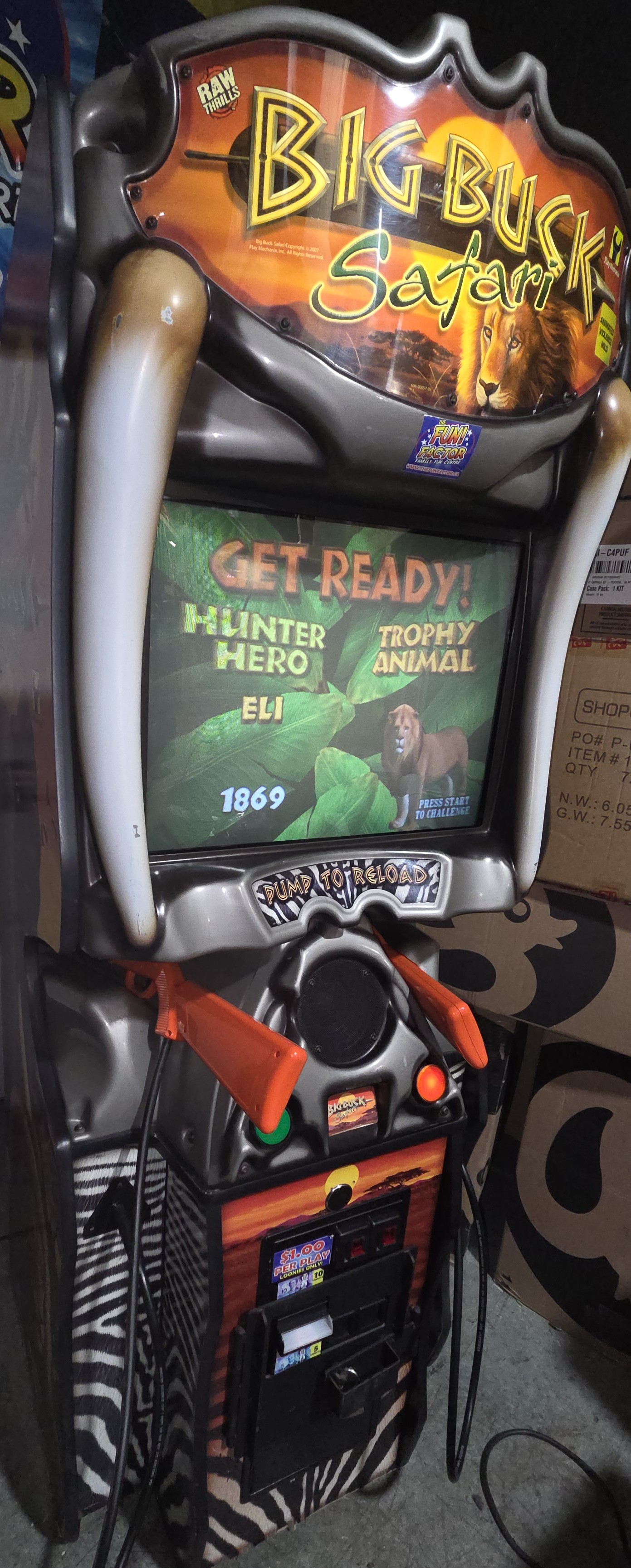 Big Buck Safari Arcade Game