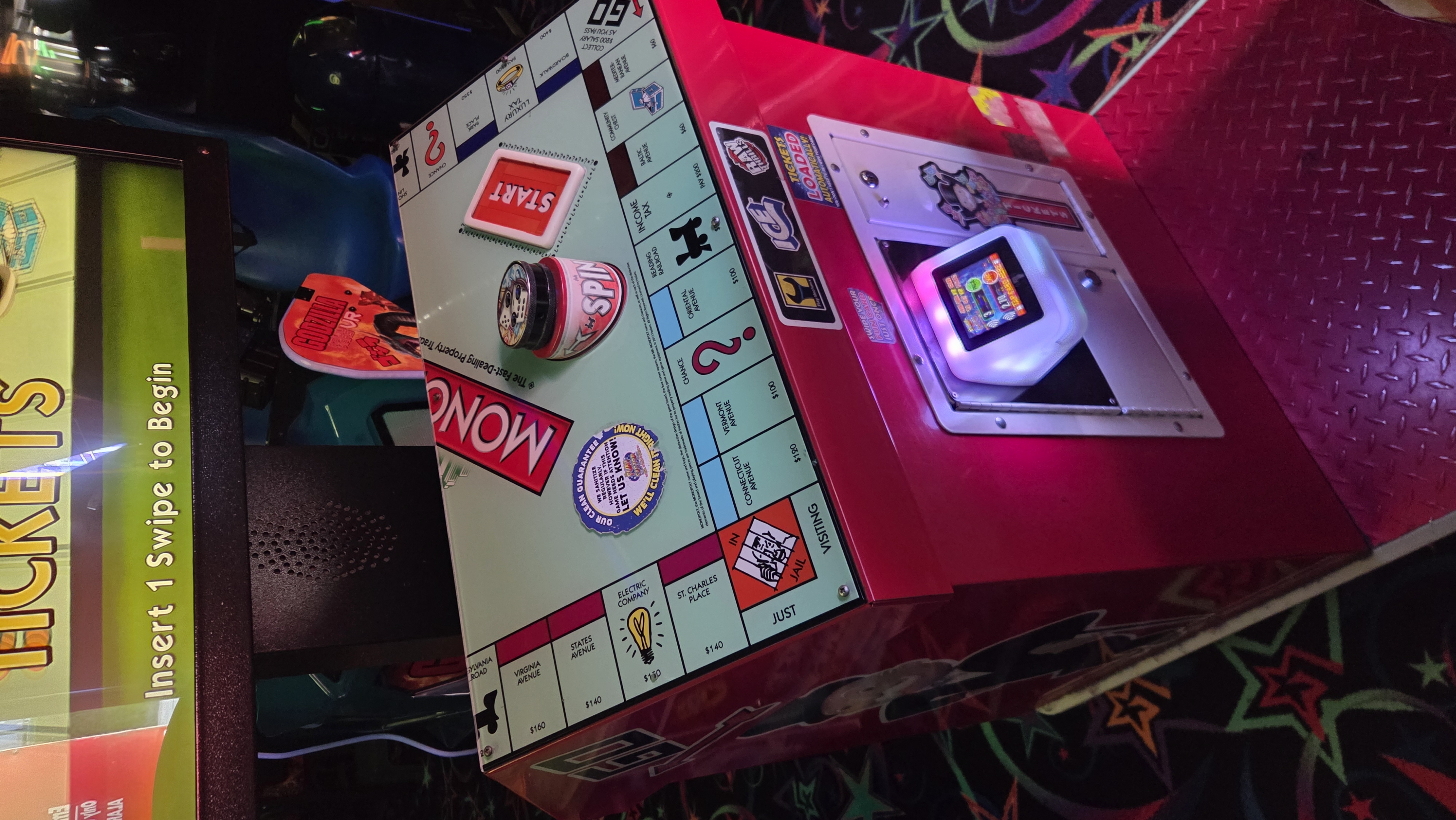 I.C.E. Monopoly Redemption Ticket Game